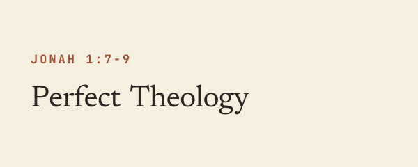 Perfect Theology
