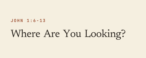 Where Are You Looking?
